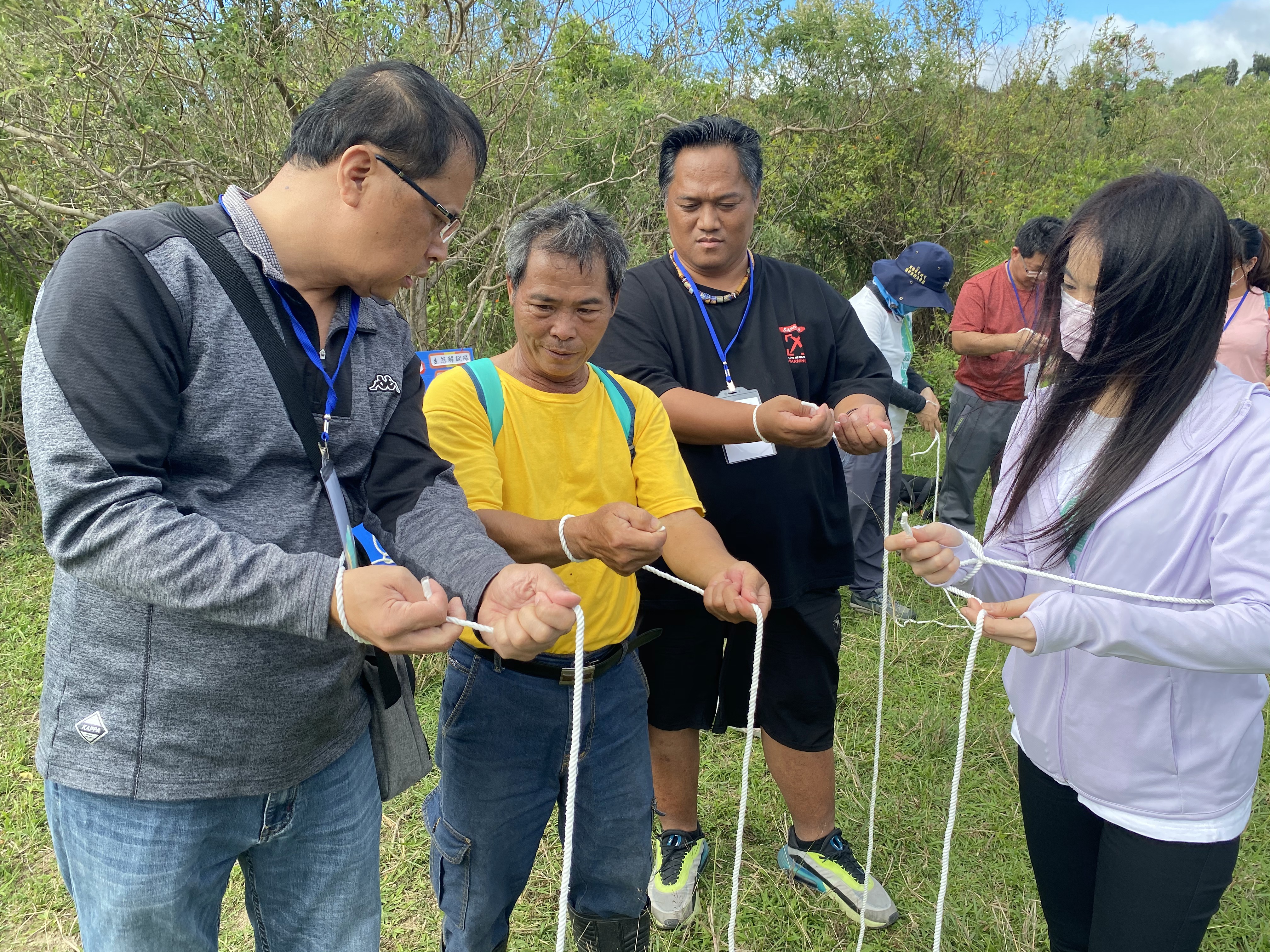 教育部109年原住民特色防災校園基地學校推廣工作坊第二梯次-結繩教學