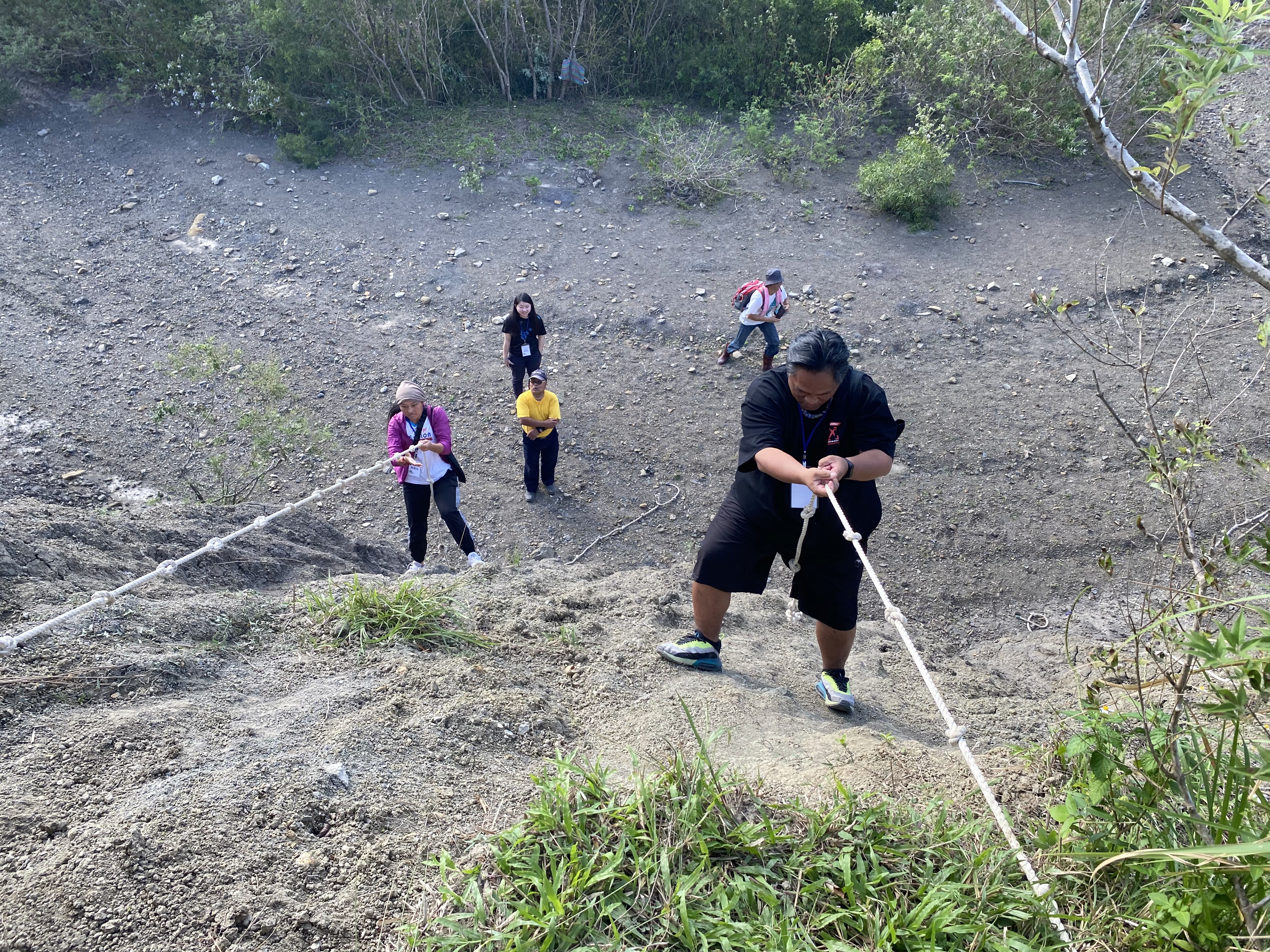 教育部109年原住民特色防災校園基地學校推廣工作坊第二梯次-垂降實地演練